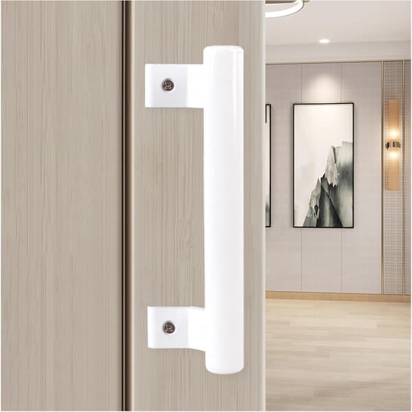 2 stk. 8\" Aluminium Skydedørsgreb, Moderne Metalgreb til Balkon Glasdøre, Badeværelses Skydedøre, osv.