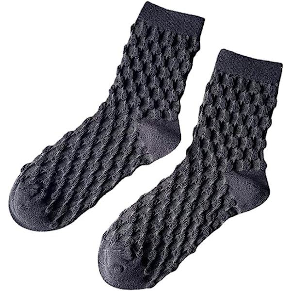 2-pack damstrumpor Färgstrumpor Ytterkläder Långa strumpor Candy Color Trendy Unika Bubblor Strumpor Sportstrumpor Idrottsstrumpor