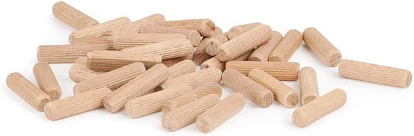 Pakke med 500 assorterte treplugger 6mm 8mm 10mm - solide bøk treplugg - egnet for borejigg / boreguide