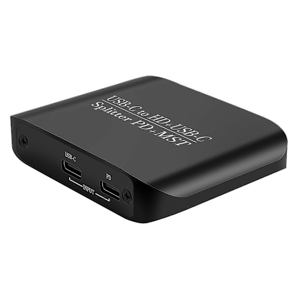 NK-E70 Type-C - HD+Type-C -jakaja 4K 60Hz MST/SST -näyttöadapteri tukee PD-latausta