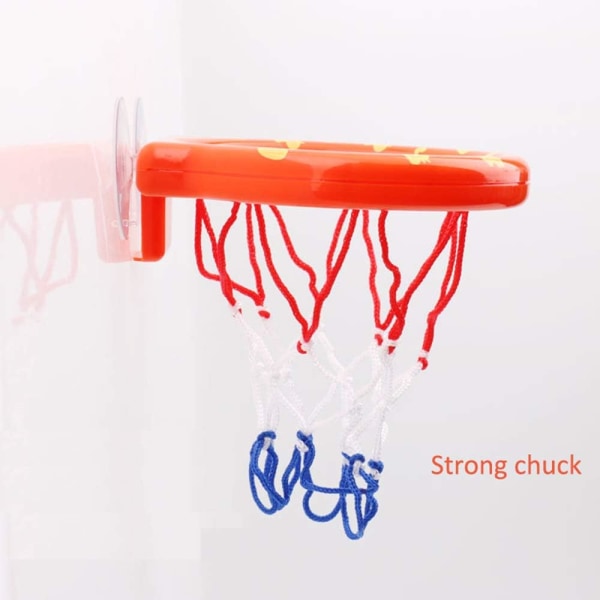 Baby Badleksaker Basketkorg & Mini Bollar Set för Småbarn Pojkar Flickor, Badkar Lekset