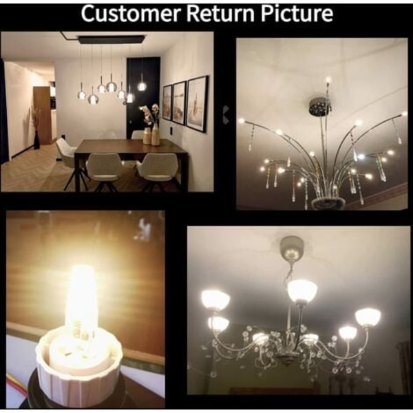 10 kpl G4 LED-lamppua, 2W 3000K AC 12-24V himmennettävät lamput kattokruunuun, kattovalaisimeen, pöytävalaisimeen, lämmin valkoinen