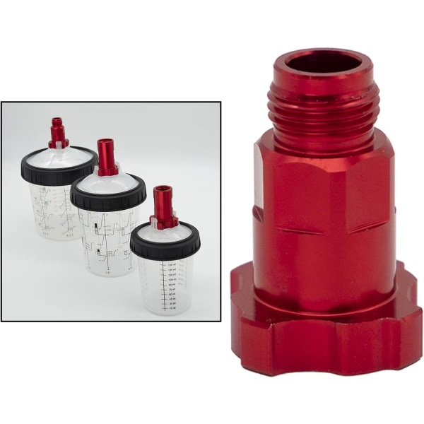 Spray Cup Connector, Spray Gun Disposable Adapter Connector, ekstern M16x1,5