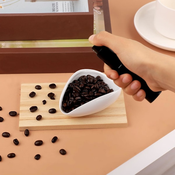 2 st doseringskopp för kaffe med sprayflaska, doseringsbricka i keramik för kaffebönor och sprutor för tesats