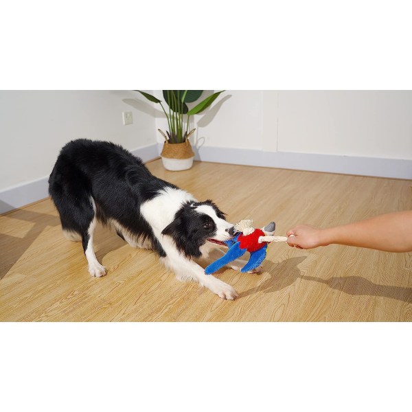 Hundleksak Uppstoppad hundtuggleksak med godisdispenserboll Squeak Interactive Dog Toy