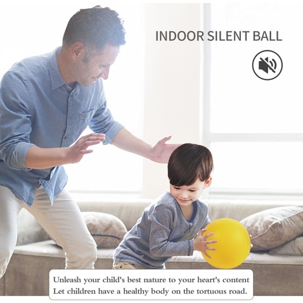 7" obelagd högdensitetsskumboll - Kids Foam Sports Ball - Mjuk, lätt och lätt att greppa tyst skumboll för yngre barn