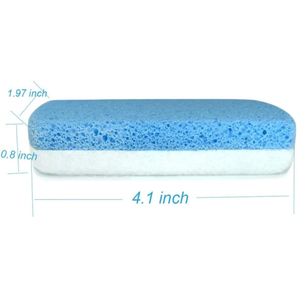 Glas pimpsten til fødder, fjerner hård hud og fodskrubber & Pedicure Exfoliator Tool Pack of 2