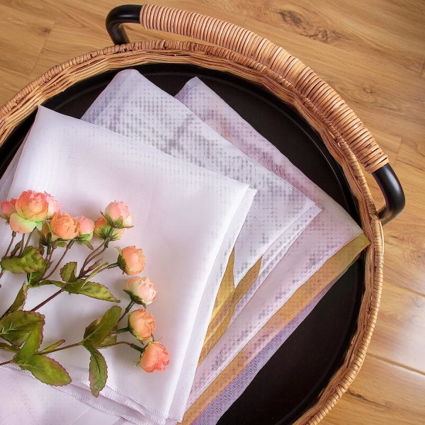 2 stk. håndtegnede blomsterprint gardiner til stue, bredde 150 cm (højde 245 cm, orange)