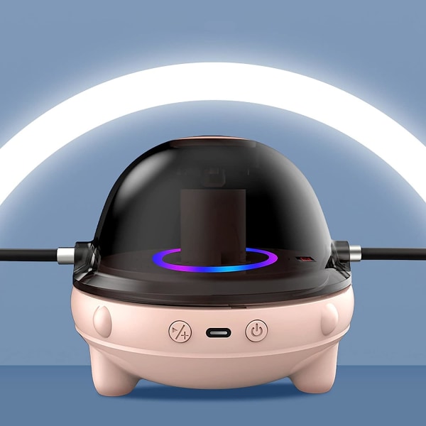 Bluetooth Smart Hopperep Maskin Cross Cordless Voksen Fitness Trening Barn Automatisk Telling
