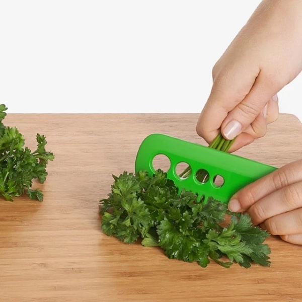 Örtskalare Multipurpose Flat Herb Vegetable Leaf Remover för restaurang