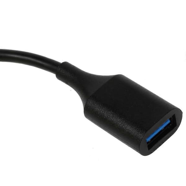 USB 3.1 Typ-C OTG Värdkabel för Macbook Laptop Tablet Mobiltelefon - Svart