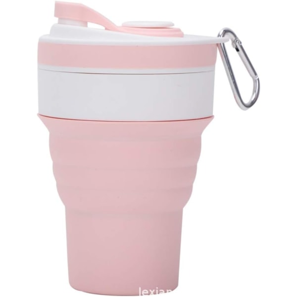 Multifunksjonell sports sammenleggbar kaffekopp for oppvarming av vann, kaffe, melk og te Pink ‎9.14 x 9.14 x 14.48 cm