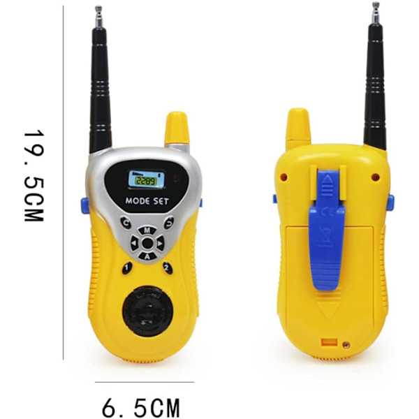 Talk Distance 50 meter Barn Walkie Talkie Yellow
