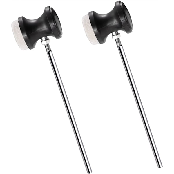 2-pak reversible basstrommepedal-slagere til basstrommepedal-slag med percussion-tilbehør