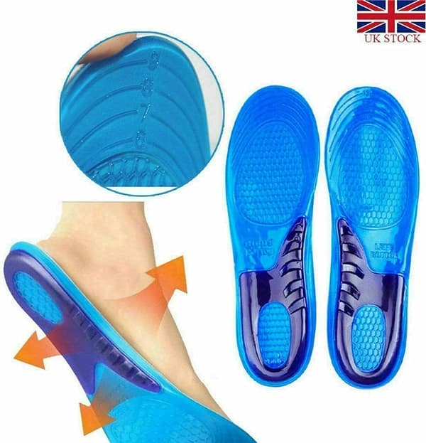 Unisex Ortopædiske Silikonesåler (Medium UK 6)