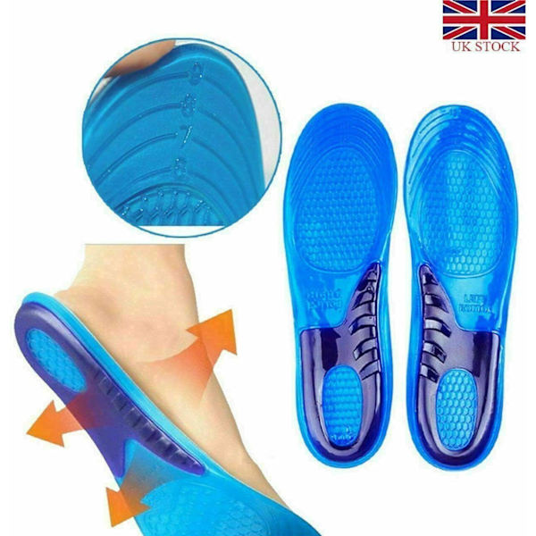 Unisex-ortopediset silikonispohjalliset (Medium UK 6)