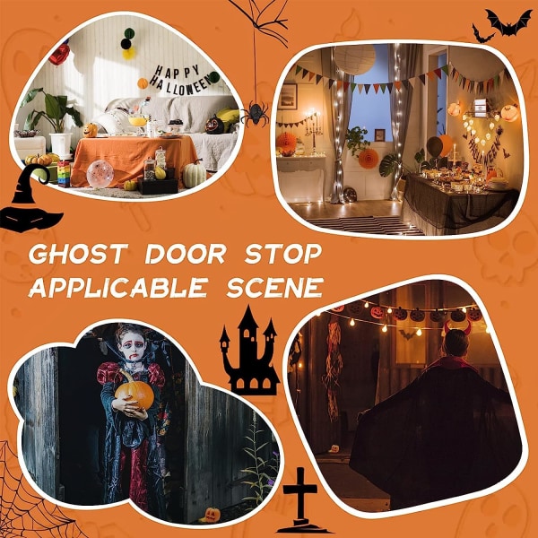 Leksaksdörrstoppar - Realistiska busdekorationer - Dekorativa dörrstoppar - Halloweendörrstoppar