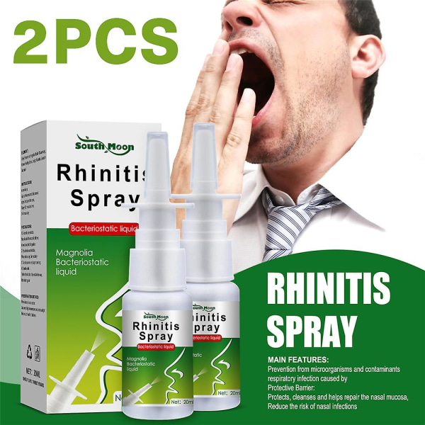 Rhinit Nässpray Naturlig Quick Relief Nässpray Nysning Bihåleinflammation Snarkning Behandling Näsvård Spray