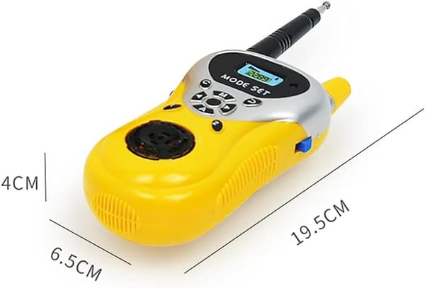Talk Distance 50 Meter Børne Walkie Talkie Yellow
