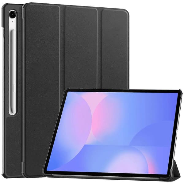 Fodral för Samsung Galaxy Tab S10 FE+ Anti-Drop Läderställ Tabletskydd