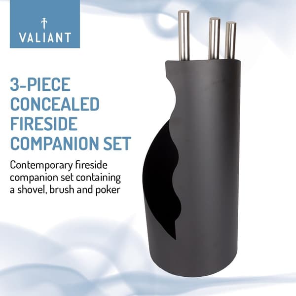 Tre-delt sæt til skjult pejs