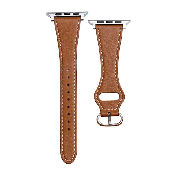 Rem för Apple Watch 42/44/45mm Konstläder Brun