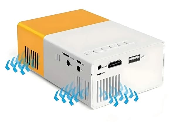 Projektor YG300 - Mini Full HD med fjernkontroll