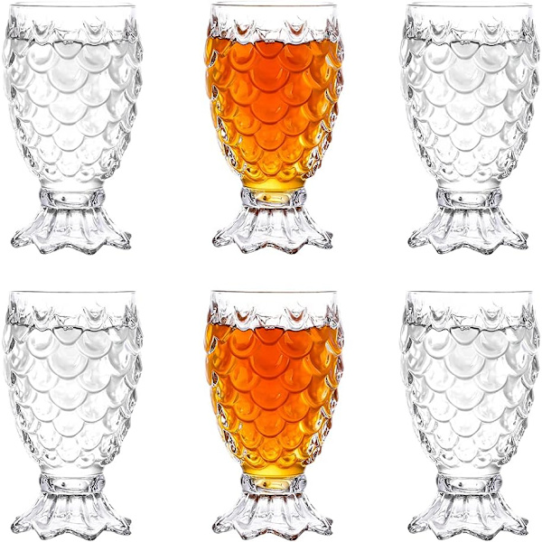 Krystallglasskopp, havfrue vinglass