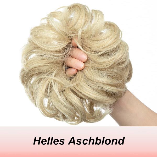 Peruk med elastiskt band, stor bulle peruk, 1 st Style 1