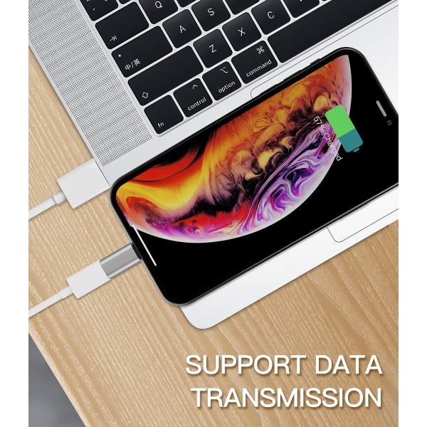 Micro USB til Lightning Adapter (3-pakning)