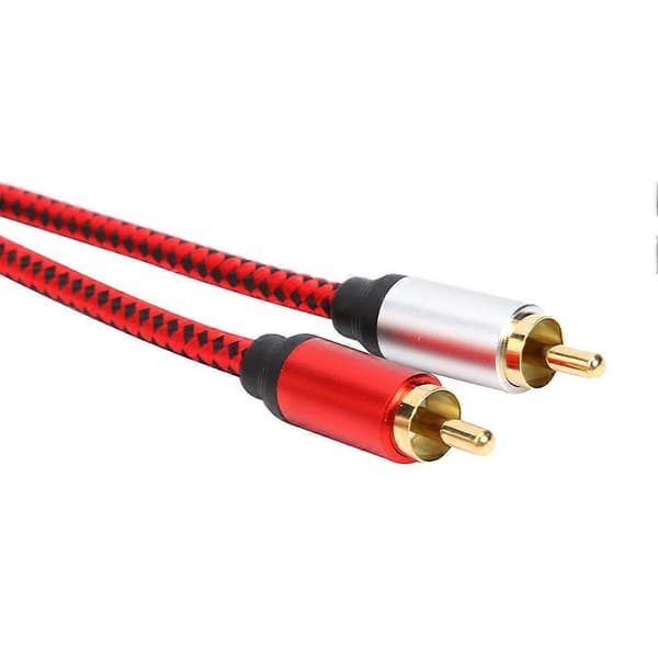 1,5 m USB Type-C til 2 RCA han lydkabel tilslutningsledning til mobiltelefon tablet til