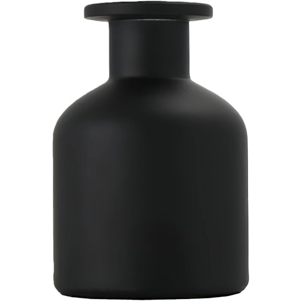 150 ml sort glasdiffuserflaske, aromadiffuser, DIY-erstatningssæt til duftpinde, æteriske olier håndværksindretning
