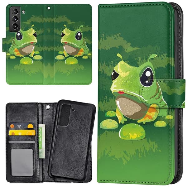 Samsung Galaxy S21 Plus - Lompakkokotelo/Kotelo Sammakko