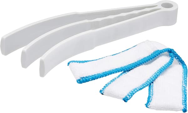 Amazon Basics -pölyharja, yksi pakkaus, sininen ja valkoinen