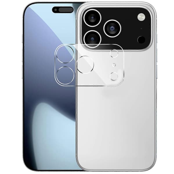 Kameraskydd för iPhone 17 Pro, Arc Edge, Klar Härdat Glasfilm