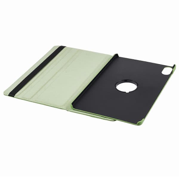 Roterande Ställ PU Läder+PC Tablet Fodral med Elastiskt Band för Honor Pad X8a/Pad X9 - Grön