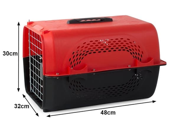 Transporttaske til katte og hunde - Transportburtaske red