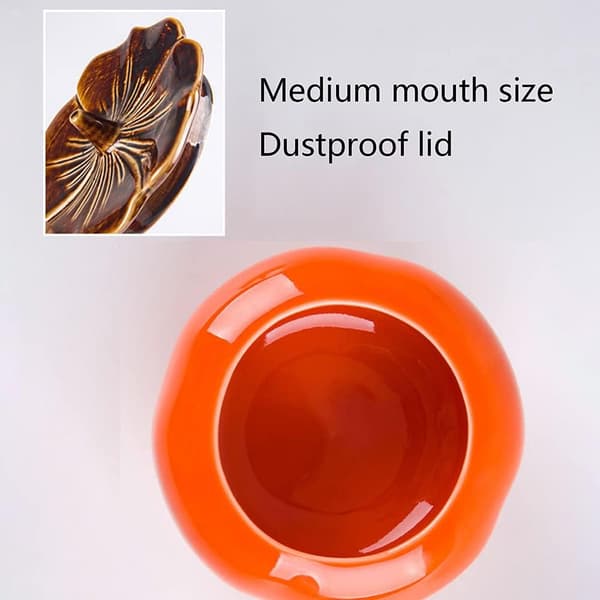 Persimmon Ruyi Ashtray, flygsäker askkopp med lock, används för hem vardagsrum soffbord
