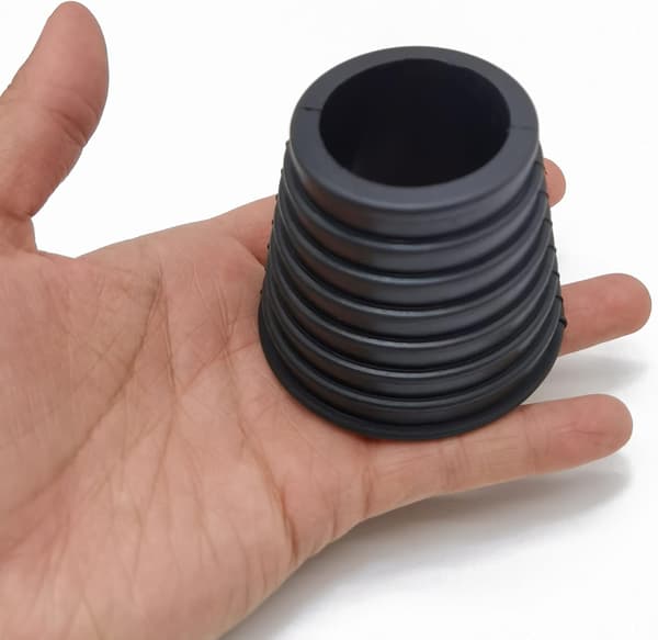 4 stk. Koniske kileparaplyer passer til 38 mm paraplypinde (sort)
