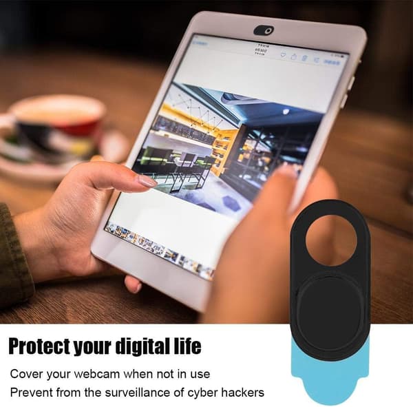 Webcam-skydd 3-pack Smalt Metall Linslock Skydd Sekretess Säkerhet för Smartphone Surfplatta Dator Bärbar Dator (Silver Svart Rosa)