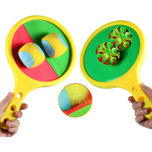 Fånga boll och kasta spel, baseboll tennisspel, sport strand racket, leksaker för pojkar 3-8 år gammal skrapa racket