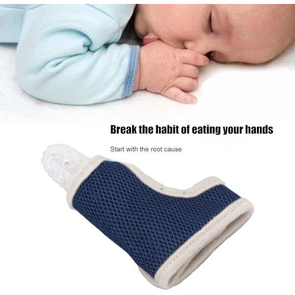 Baby Stop Suger Tumsugning Finger Guard, Mat Silikon Stop Suger Sugning Handske