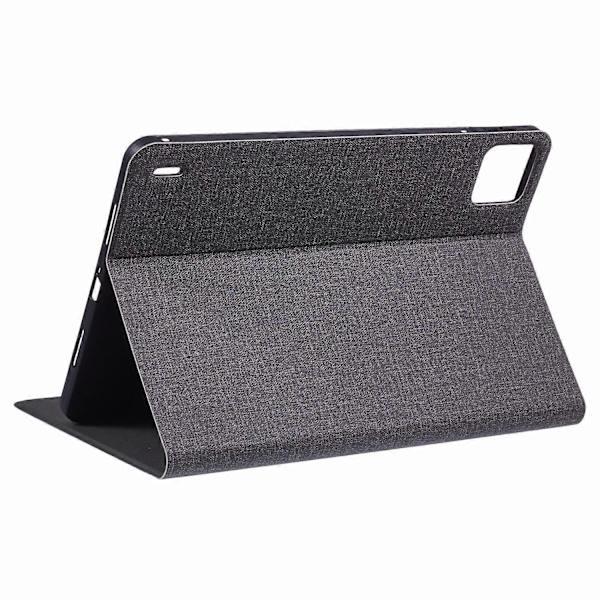 X-LEVEL Fodral för Xiaomi Pad 6/Pad 6 Pro, tygtextur läder tablettskydd - Grå
