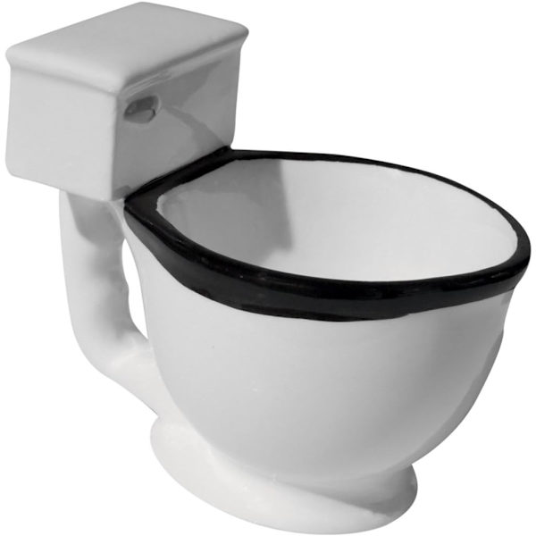 WC-kahvimuki/kuppi - Keraaminen - Tee/juoma/karkit - 10 unssia - Hauska.