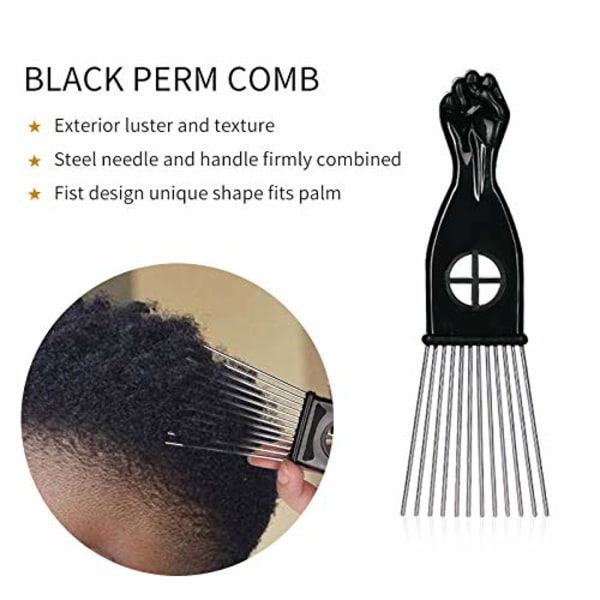 Kam, Afro Twist Comb, Hair Twist Comb för Curl Comb, Pick Hair Twist Comb