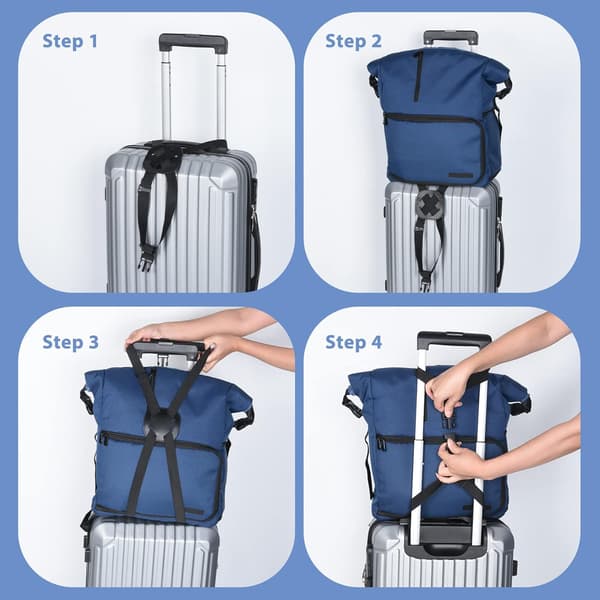 2-pack resväskor remmar bungees, justerbart resväskebälte bärbara resväskor remmar elastiska flygplats resetillbehör med spännen för bagage handväska