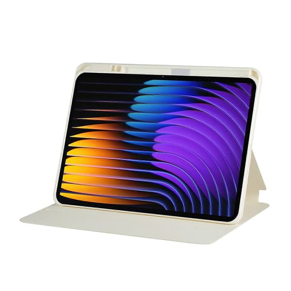 Fodral för Xiaomi Pad 7 Pro/Pad 7 Ställ Läder Tablettskydd - Vit
