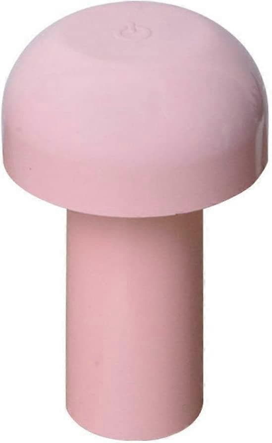 3W Sopp LED Bordlampe (Rosa)