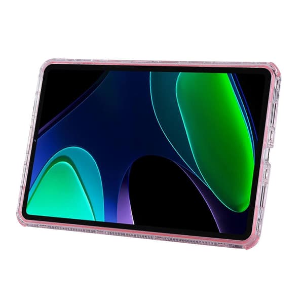 Klart skal för Xiaomi Pad 6, 3-i-1 PC+TPU Stöttåligt Tablettskydd