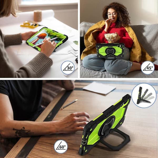 For Xiaomi Redmi Pad Pro 5G/Pad Pro/Poco Pad 4G Stativdeksel Silikon+PC Nettbrettdeksel